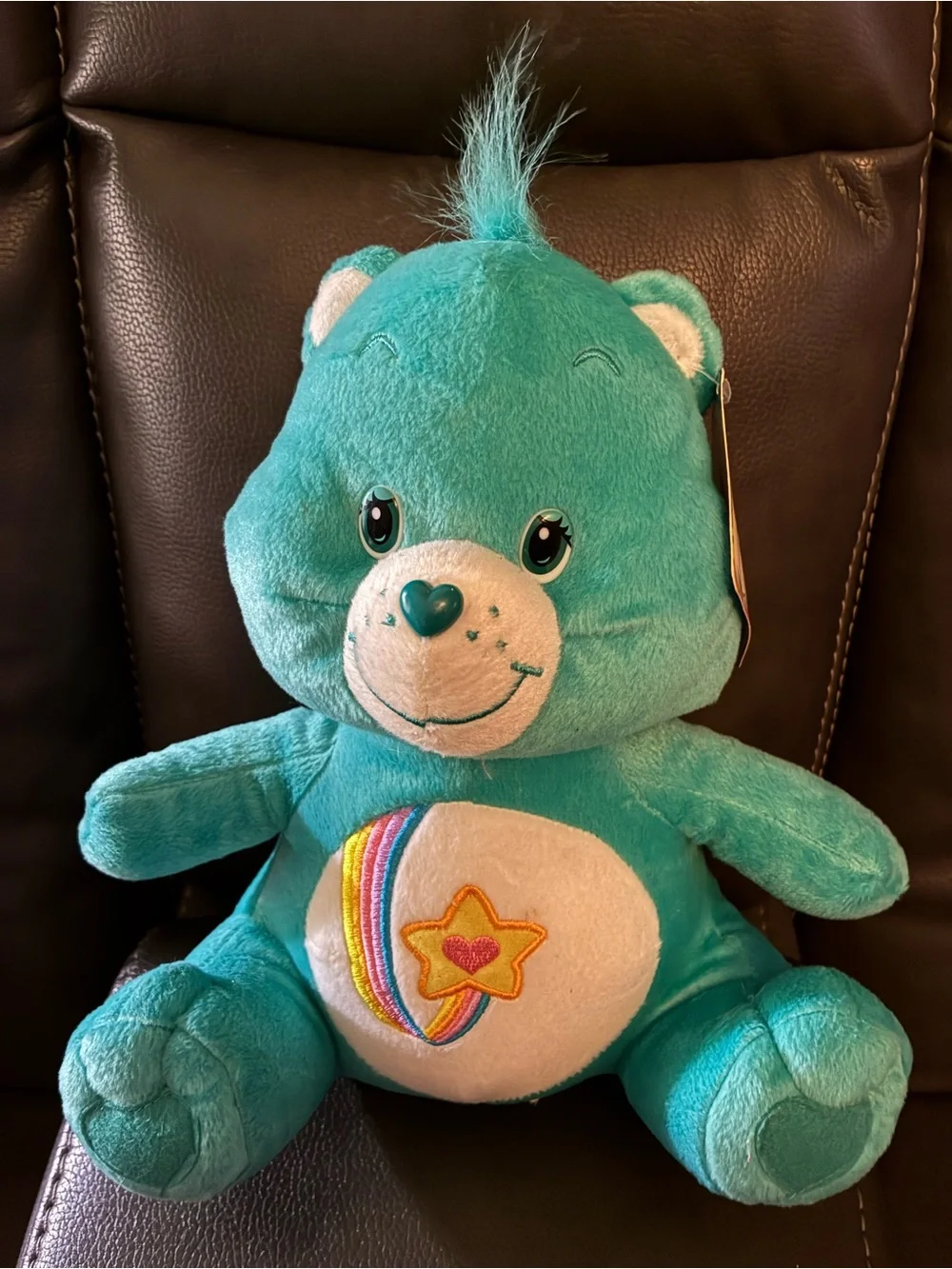 Vintage “Thanks-A-Lot-Bear” Care Bears Plush Toy - Rainbow Belly